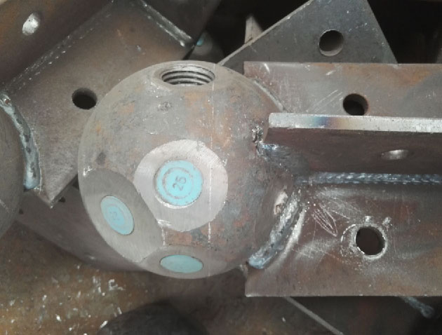 青浦螺栓球球塞，网架配件