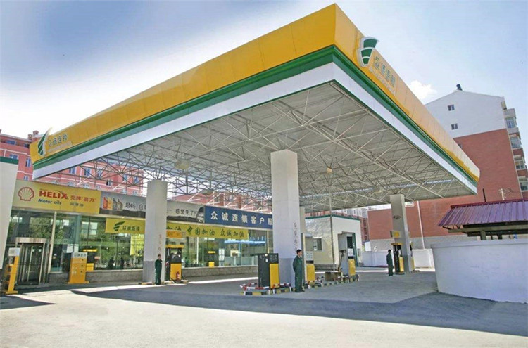 青浦加气站钢结构网架案例7